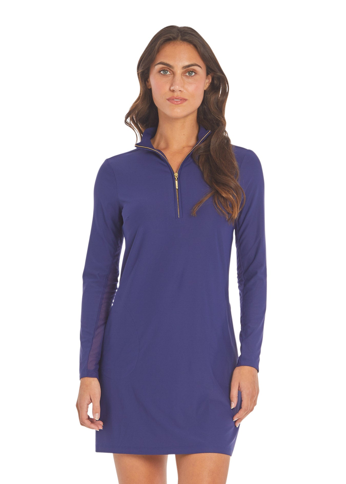 Navy 1/4 Zip Sport Dress | Cabana Life